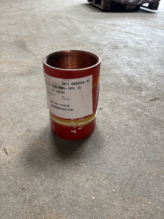 TBG,CPLG 4.5″ 12.6# VM80-13CR VT